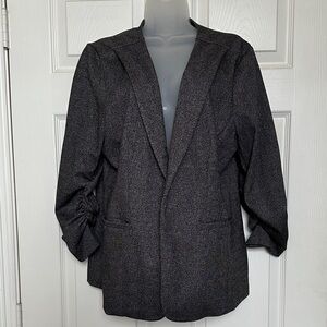 Skies Are Blue Charcoal Blazer